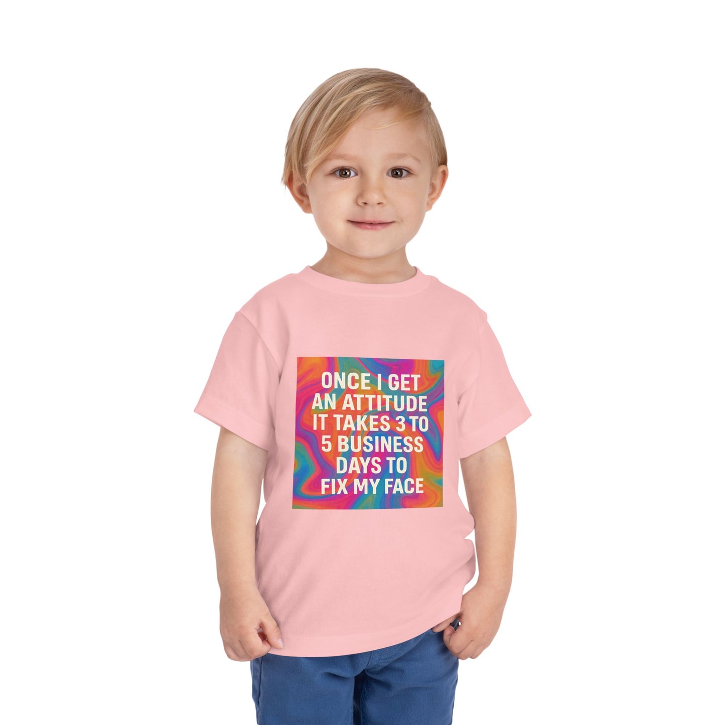 Fix My Face Toddler Unisex Short Sleeve Crewneck Tee