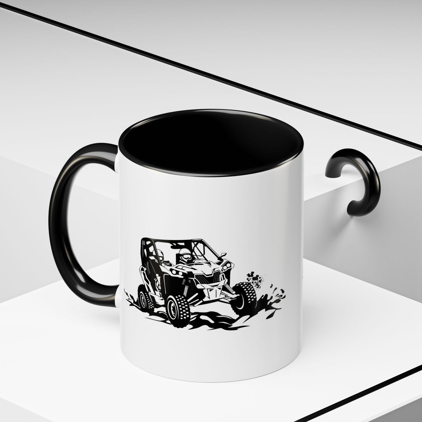 Slingin' Mud Side By Side 2-Tone Coffee Mug