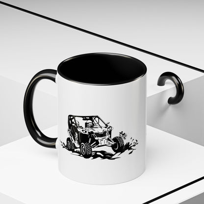 Slingin' Mud Side By Side 2-Tone Coffee Mug