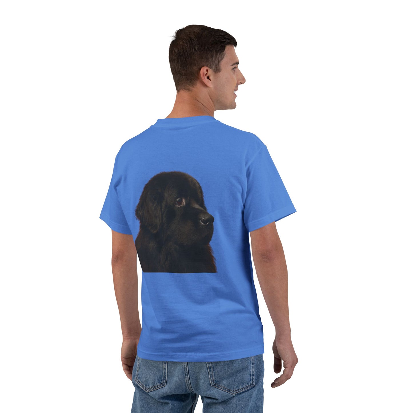 Newfie Head Men's Short-Sleeve Crewneck Tee