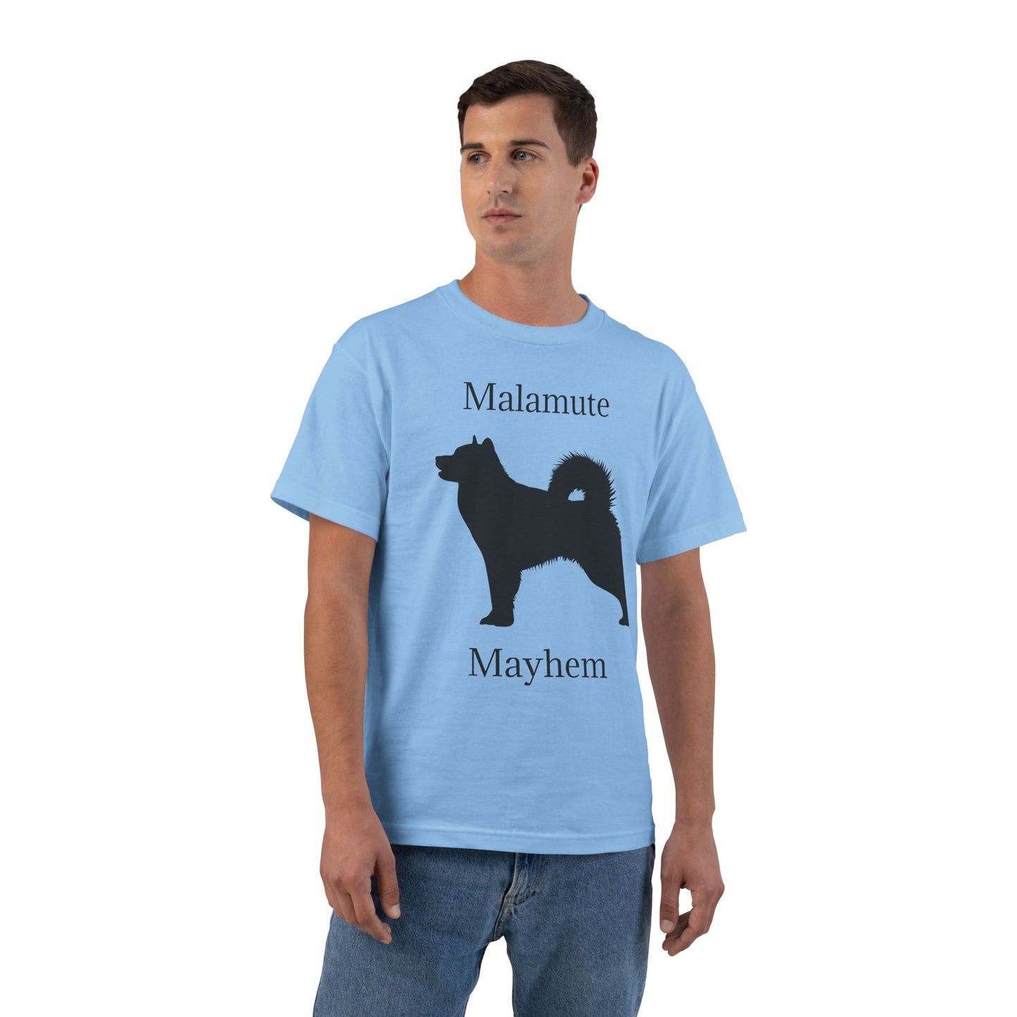 Malamute Mayhem Men's Short-Sleeve Crewneck Tee
