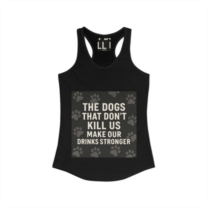 Drinks Stronger Women's Racerback Tank