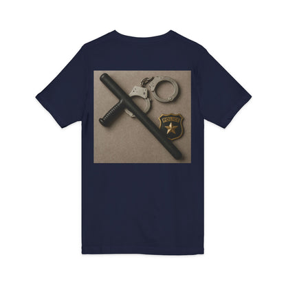 Law Enforcement Appreciation Unisex Short Sleeve V-Neck Tee