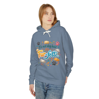 Fur-Fetti Dog Unisex Lightweight Hoodie