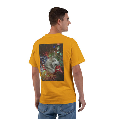 American Malamute Men's Short-Sleeve Crewneck Tee