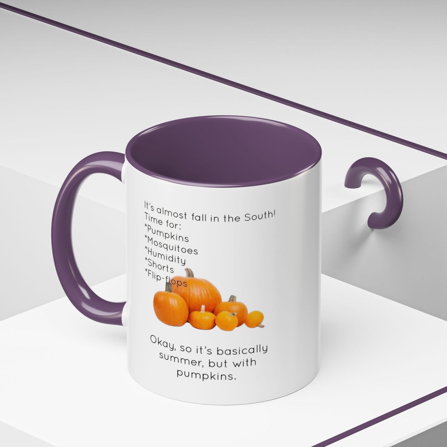 Fall In The South 2-Tone Coffee Mug
