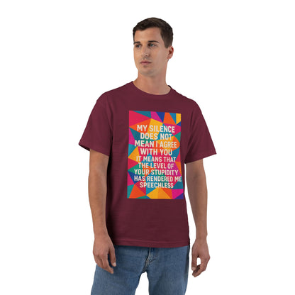 Speechless Men's Short-Sleeve Crewneck Tee