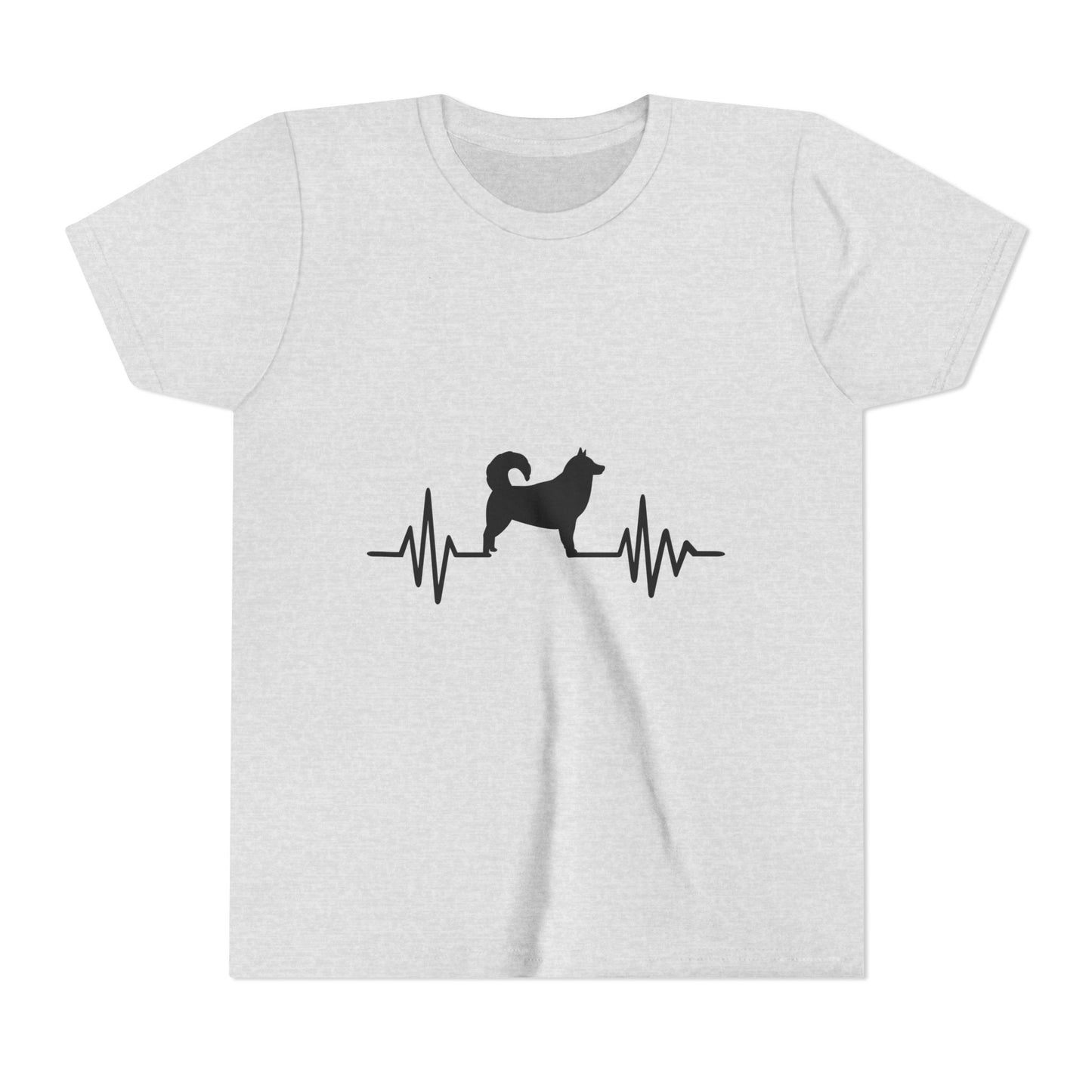 My Heart Beats For Malamutes Youth Unisex Short Sleeve Crewneck Tee