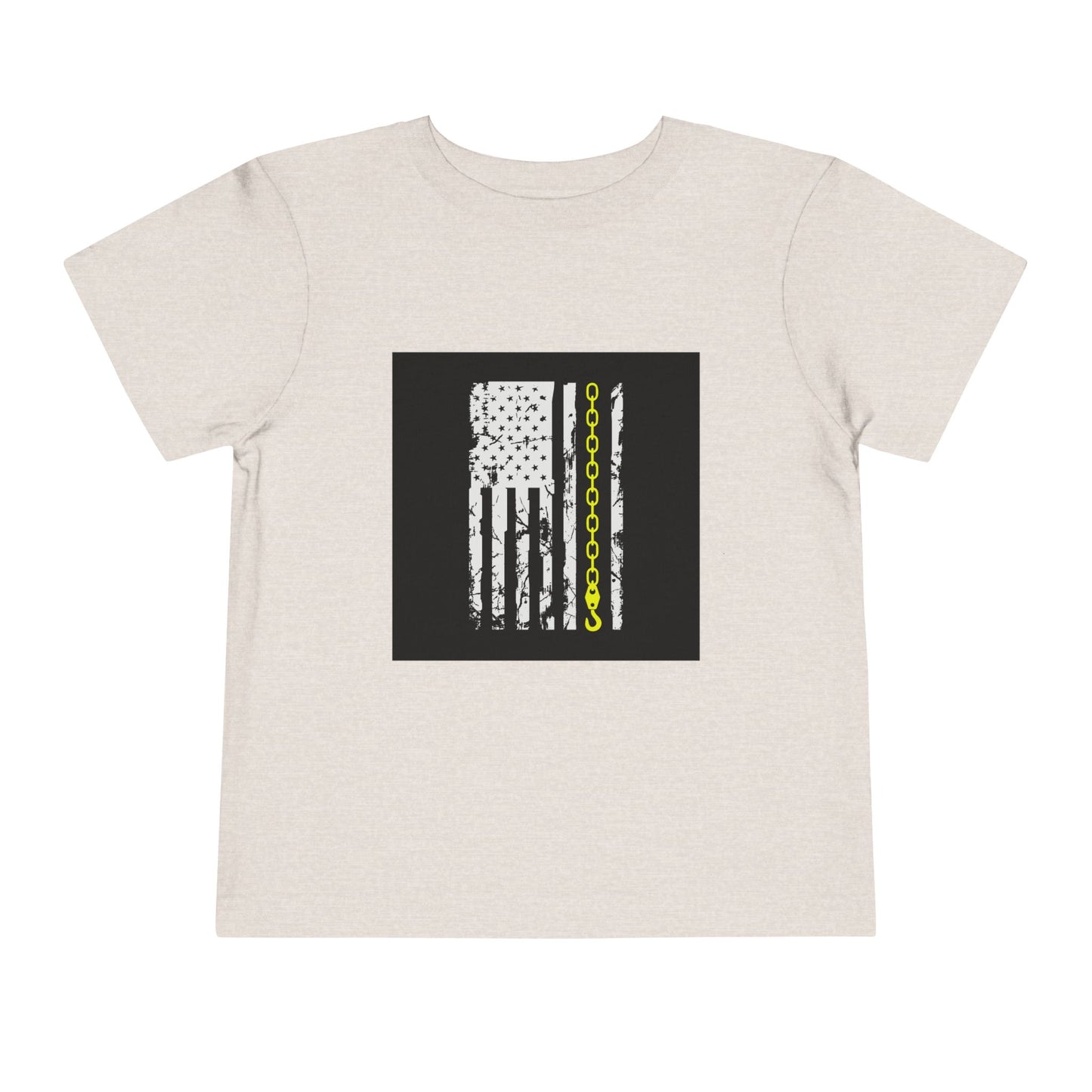 Thin Yellow Line Toddler Unisex Short Sleeve Crewneck Tee
