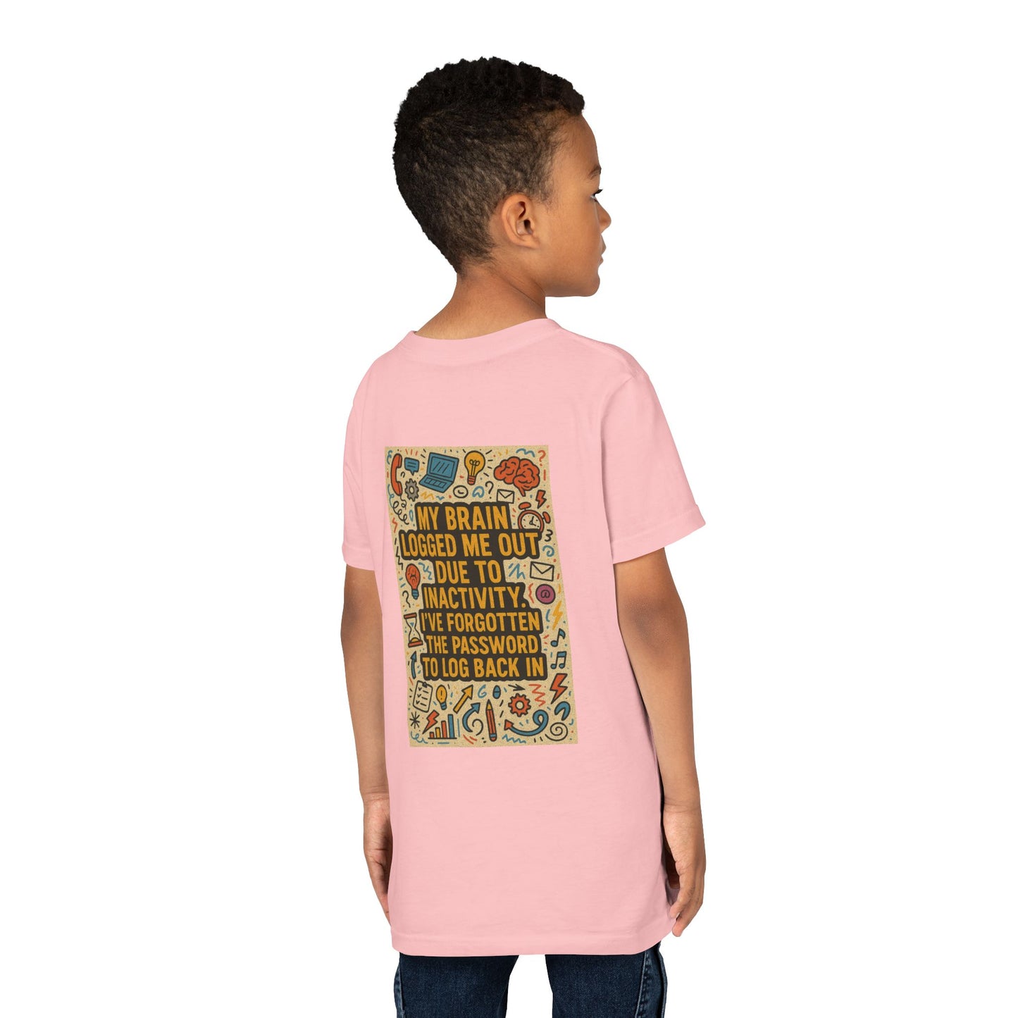 Logged Out Youth Unisex Short Sleeve Crewneck Tee