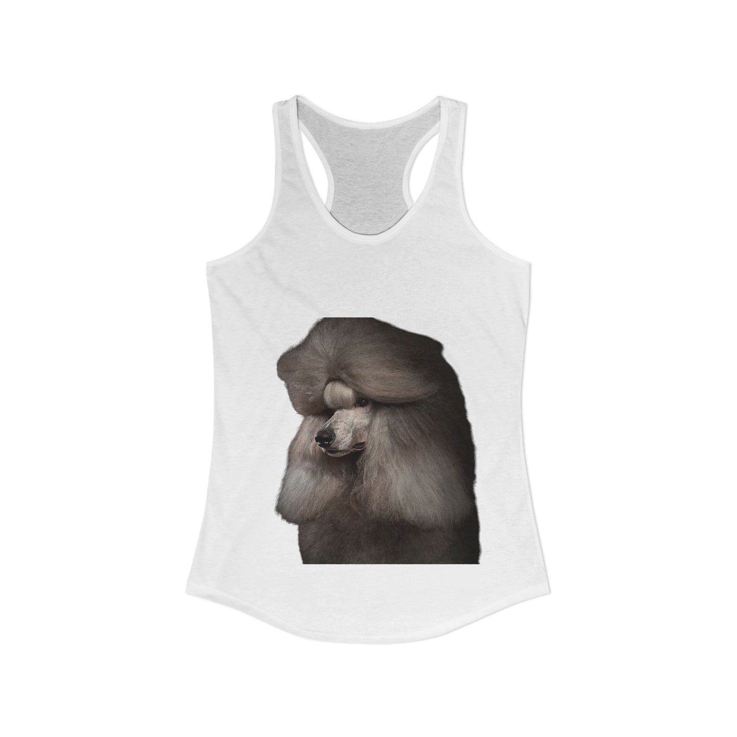 Poodle Head Women's Racerback Tank