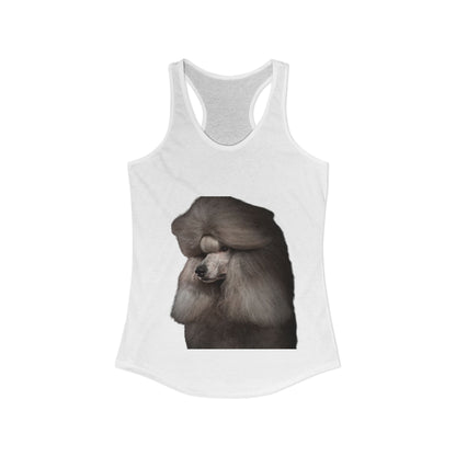 Poodle Head Women's Racerback Tank