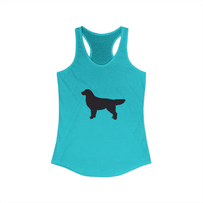 Golden Silhouette Women's Racerback Tank