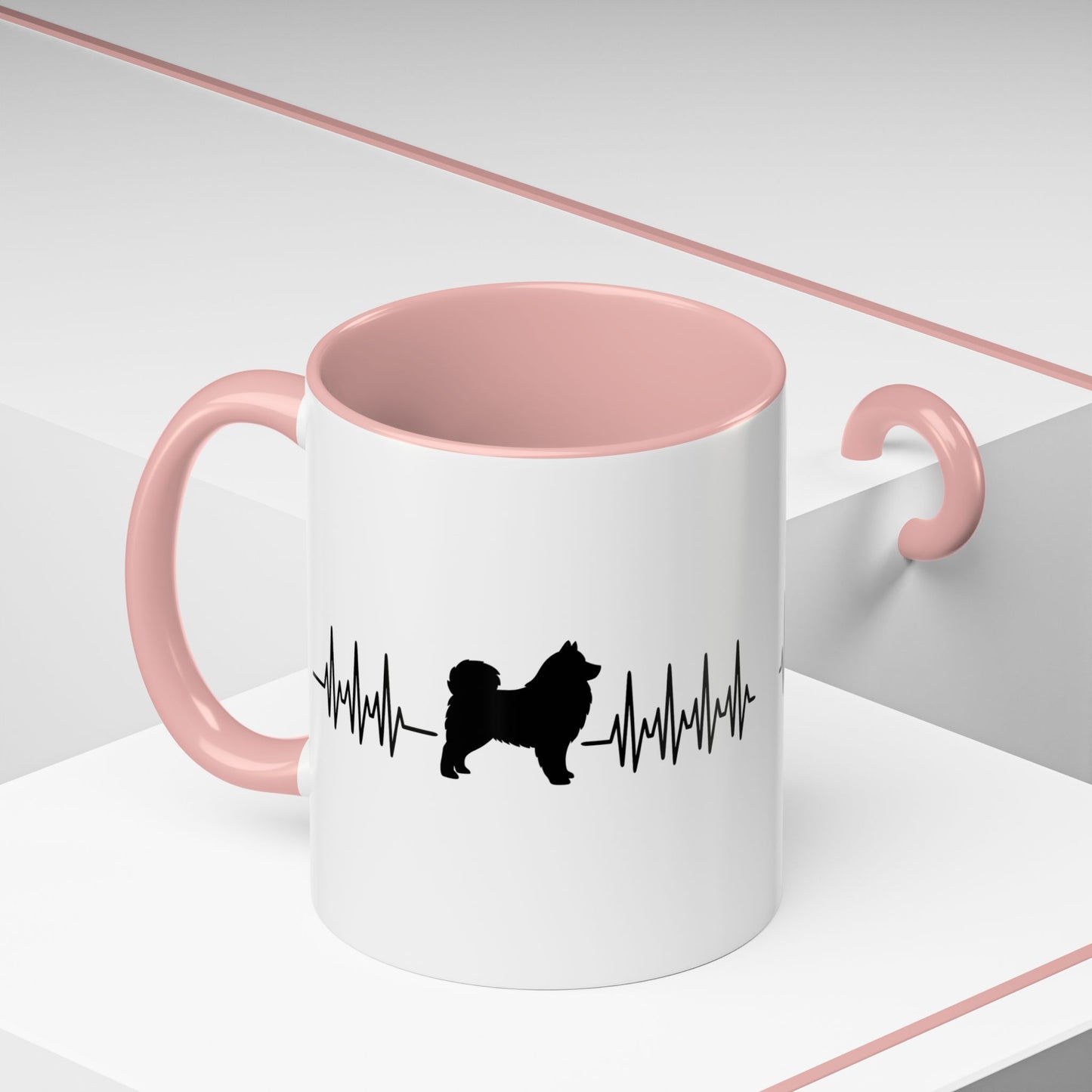 My Heart Beats For Samoyeds 2-Tone Coffee Mug