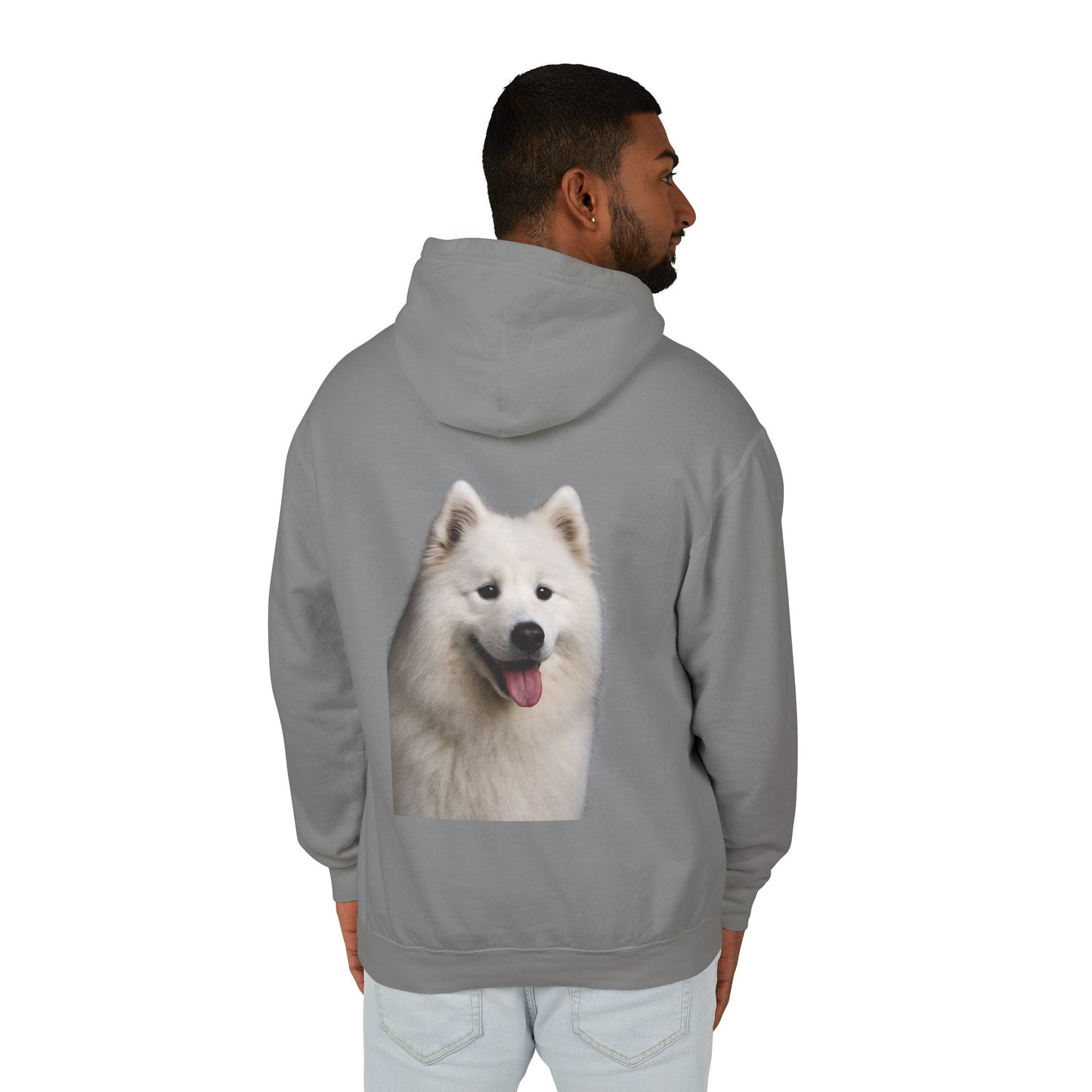 Samoyed Head Unisex Lightweight Hoodie
