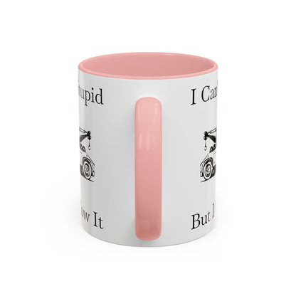I Can't Fix Stupid Wheel Lift Tow Truck 2-Tone Coffee Mug