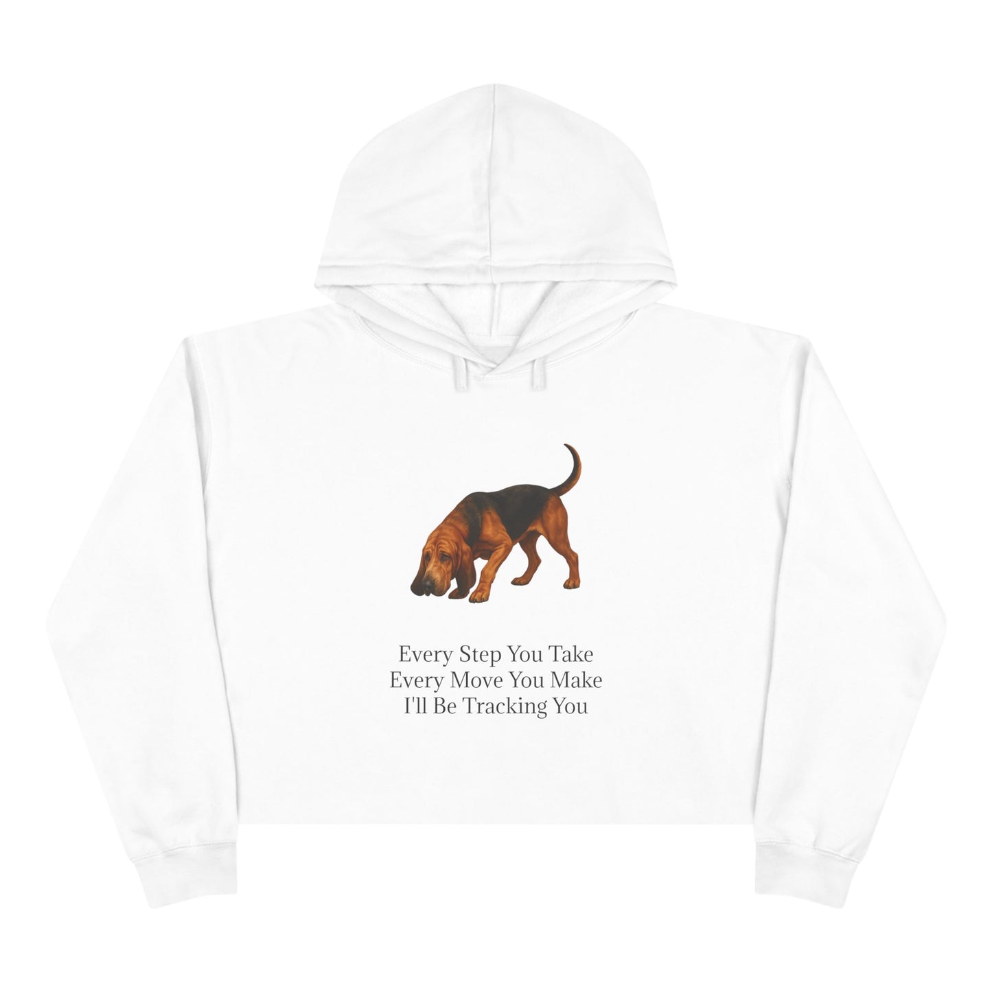Tracking You Women's Crop Hoodie