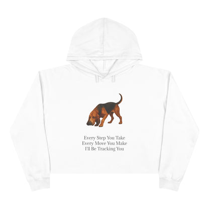 Tracking You Women's Crop Hoodie
