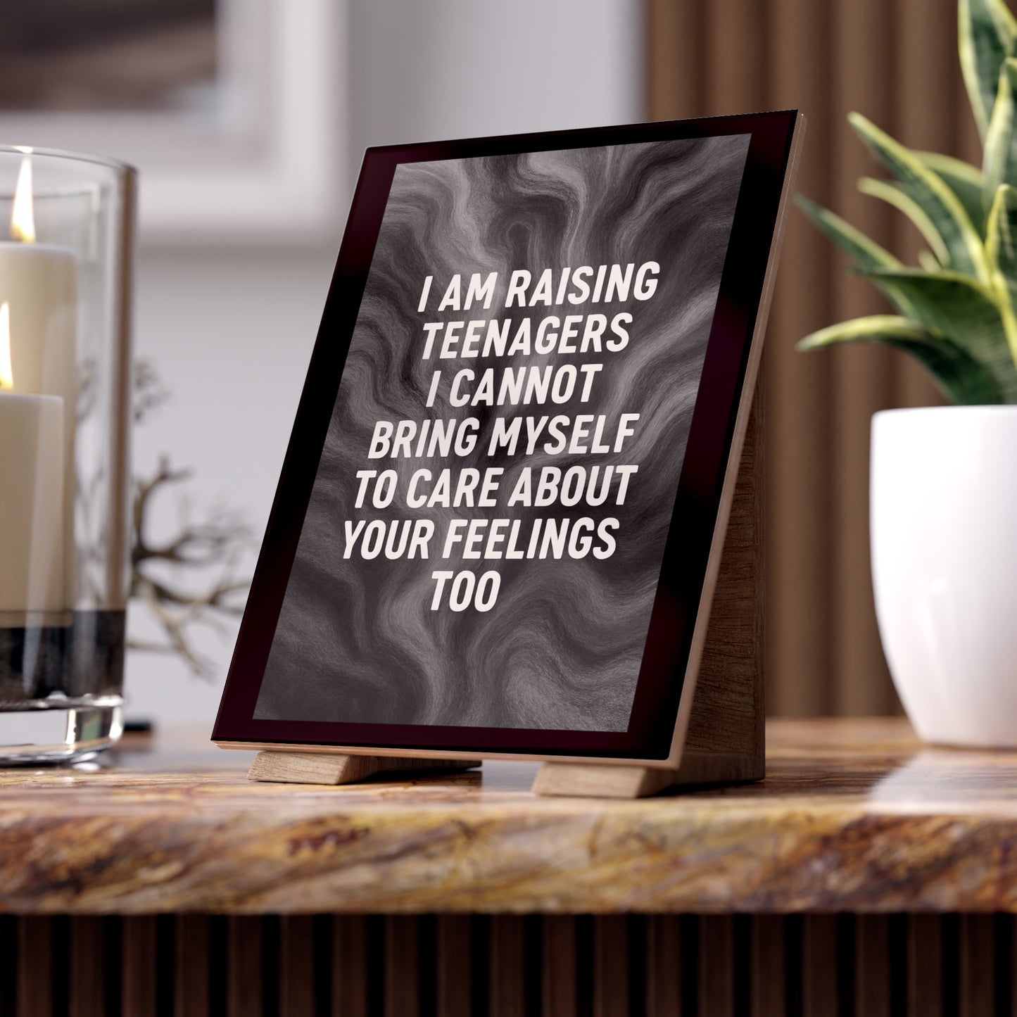 Raising Teenagers Ceramic Photo Tile