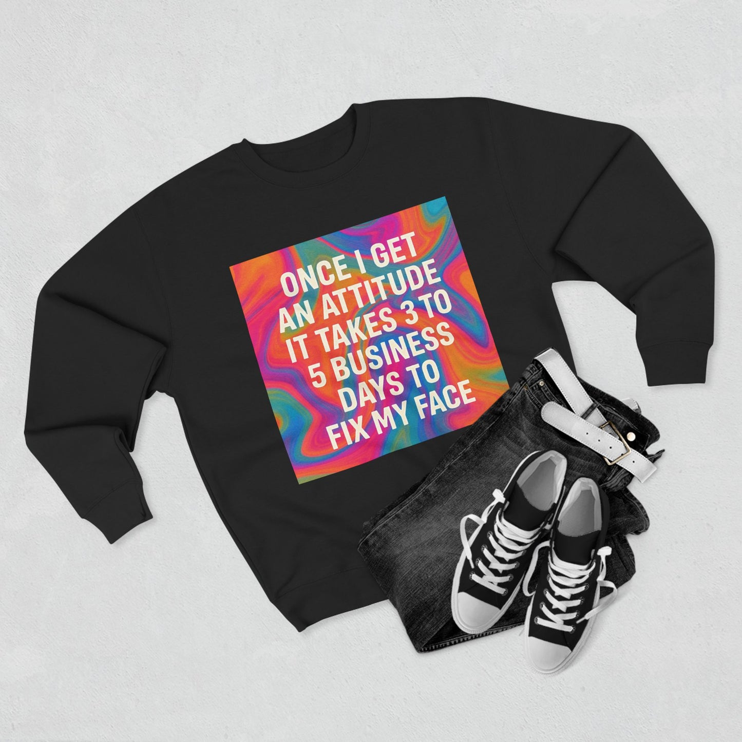 Fix My Face Unisex Crewneck Sweatshirt