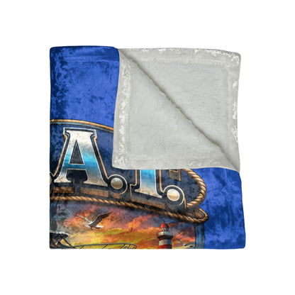 B.O.A.T. Crushed Velvet Blanket