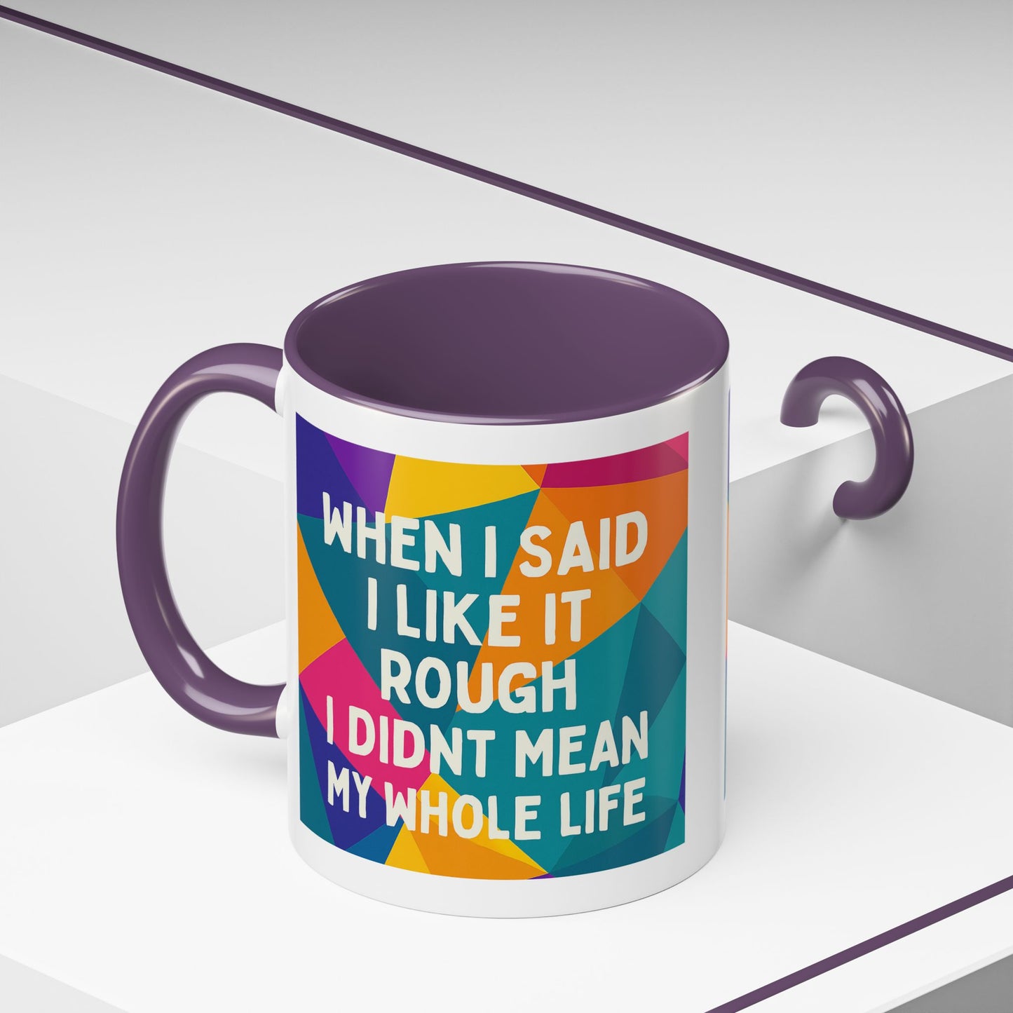 Like It Rough 2-Tone Coffee Mug