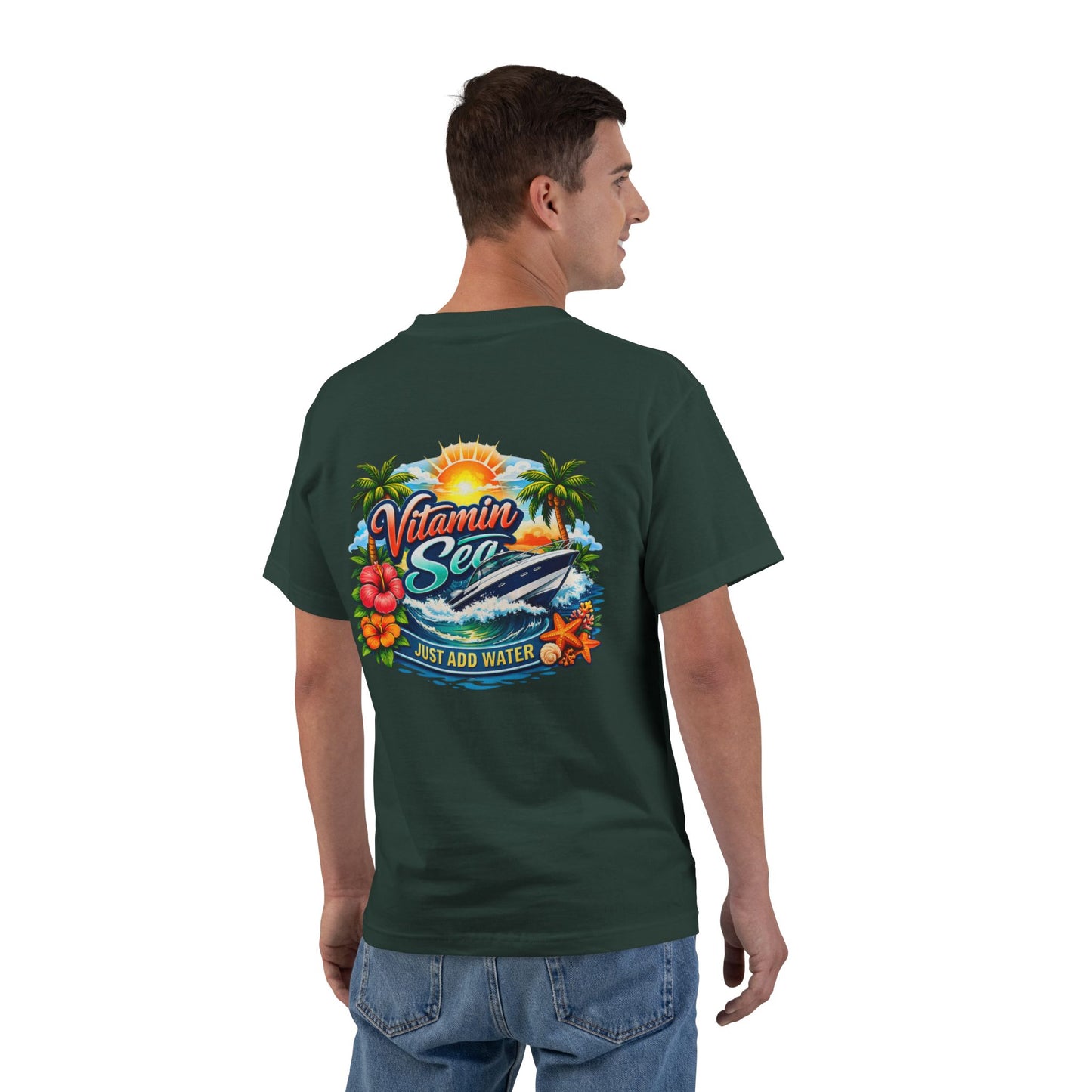 Vitamin Sea Men's Short-Sleeve Crewneck Tee