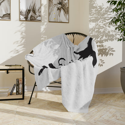 Heart Of Gold Velveteen Microfiber Blanket