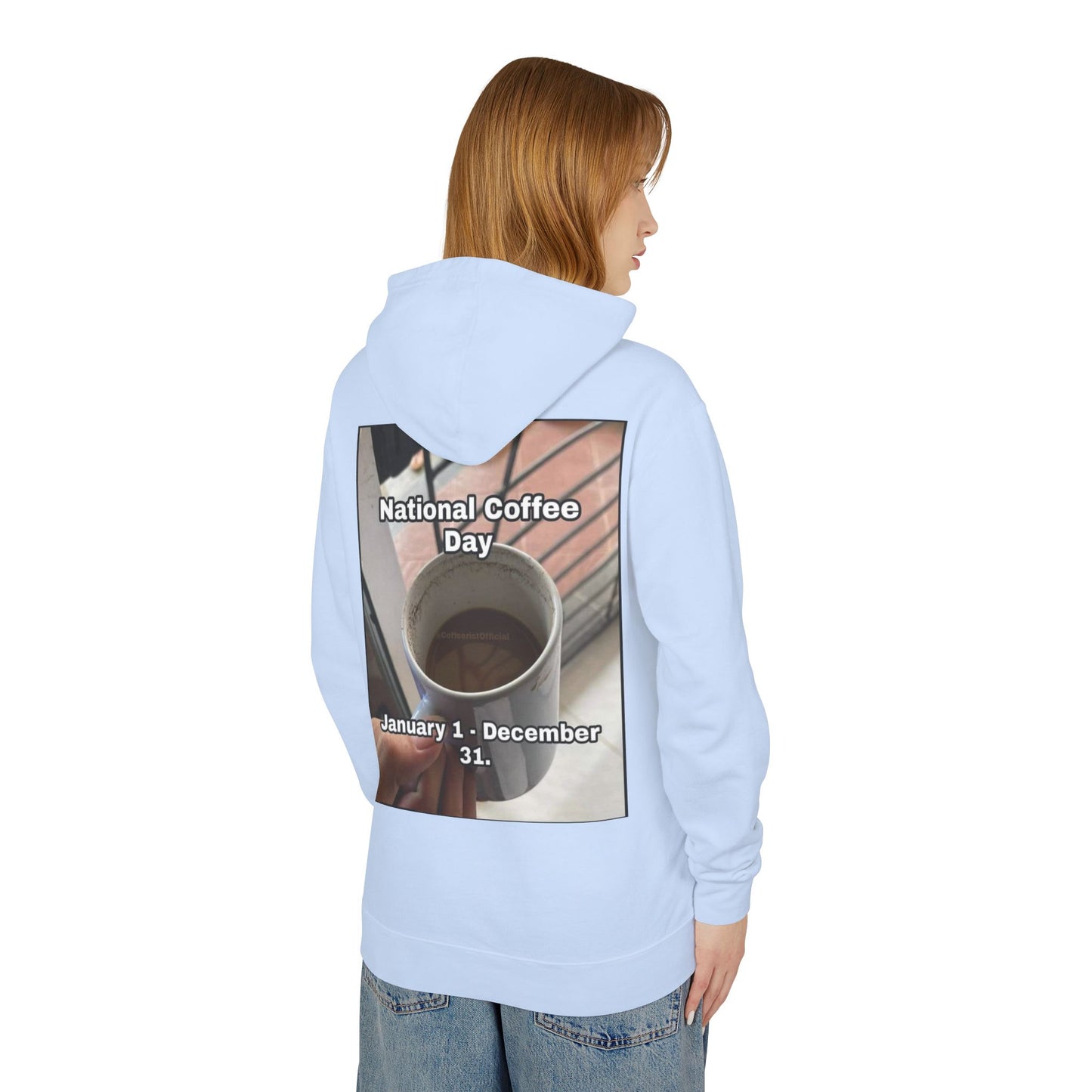 National Coffee Day Unisex Lightweight Hoodie