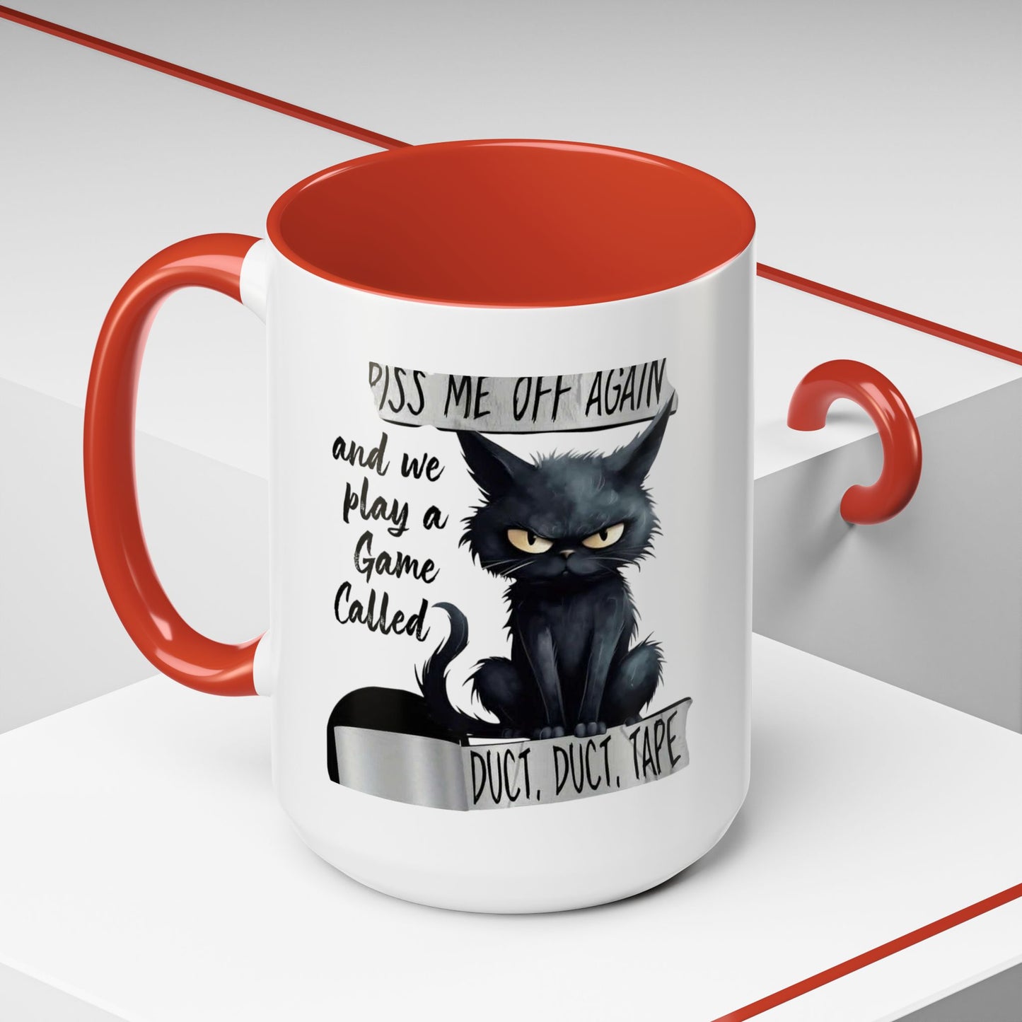 Duct, Duct, Tape 2-Tone Coffee Mug