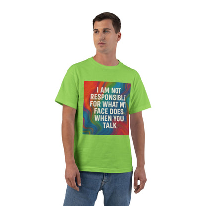 When You Talk Men's Short-Sleeve Crewneck Tee