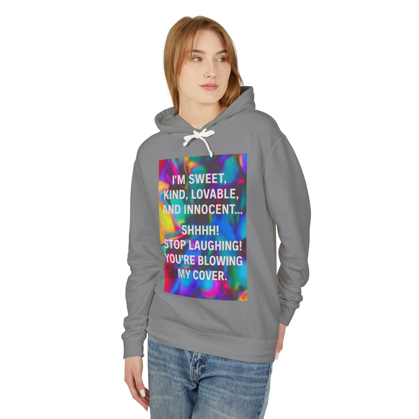 Blowing My Cover Unisex Lightweight Hoodie