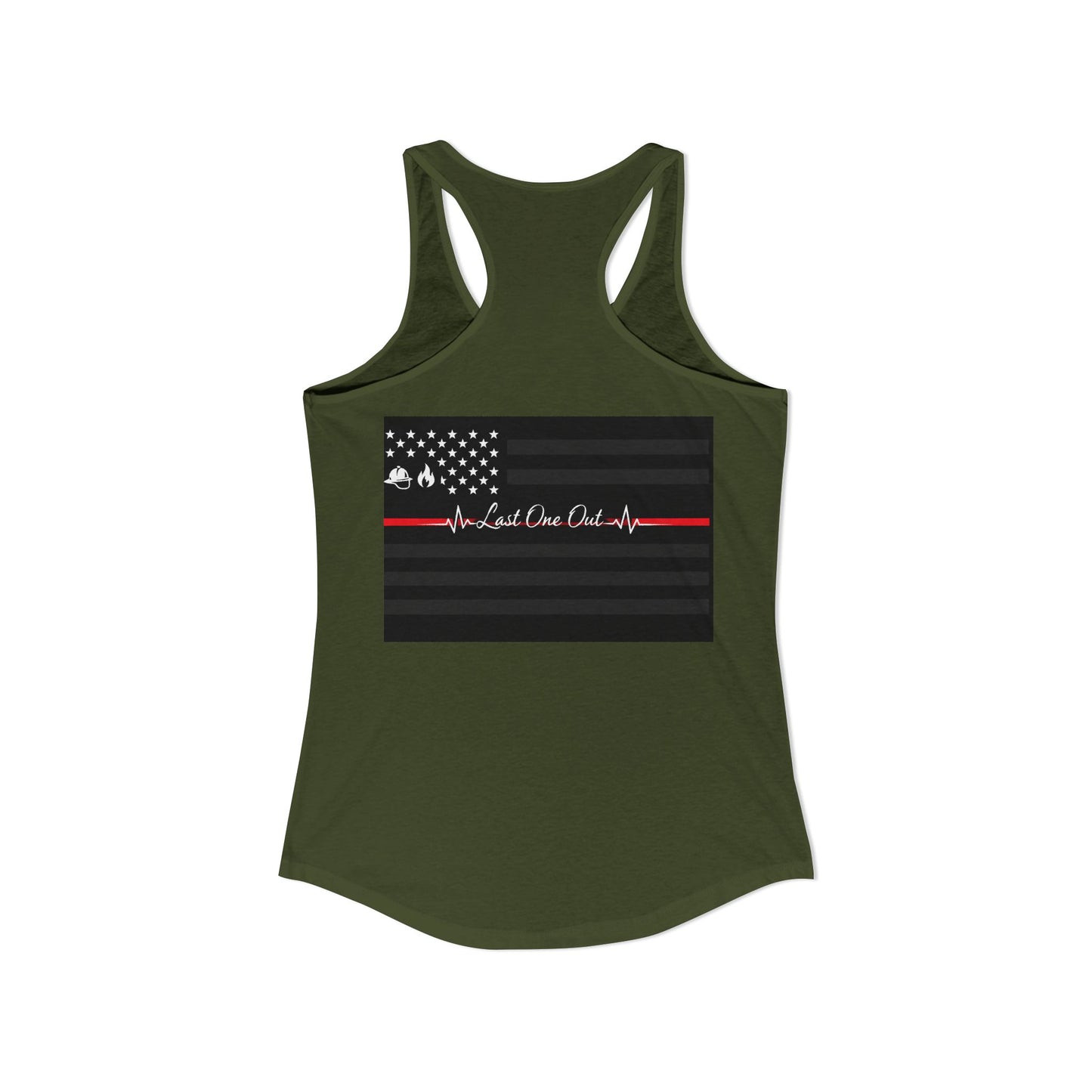 Thin Red Line Women's Racerback Tank