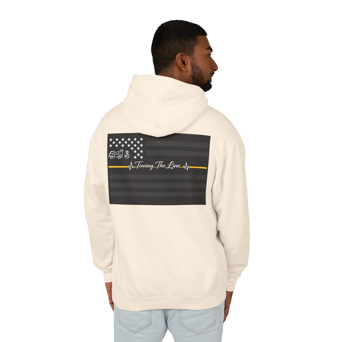 Thin Yellow Line Unisex Lightweight Hoodie