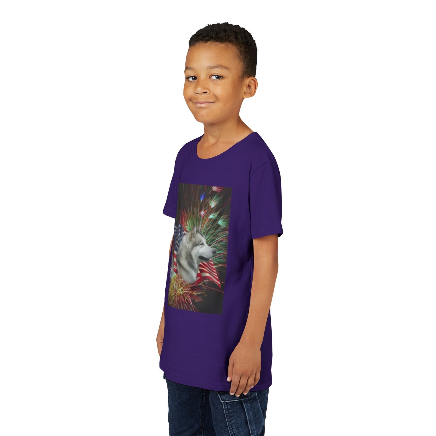 American Malamute Youth Unisex Short Sleeve Crewneck Tee