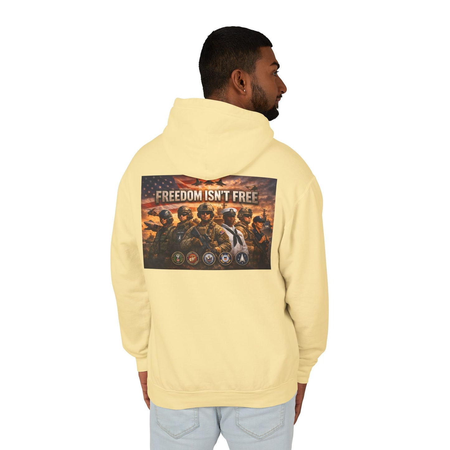 Freedom Isn't Free Unisex Lightweight Hoodie