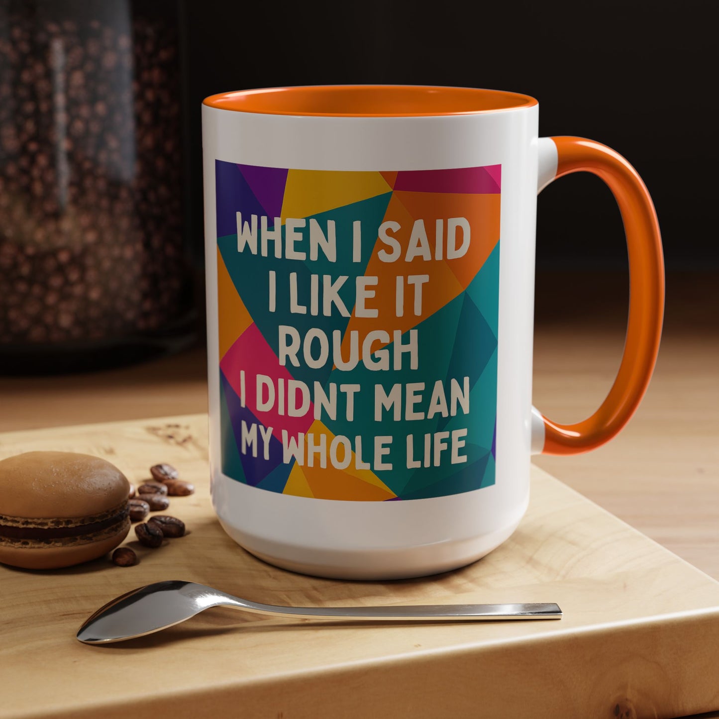 Like It Rough 2-Tone Coffee Mug