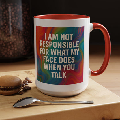 When You Talk 2-Tone Coffee Mug