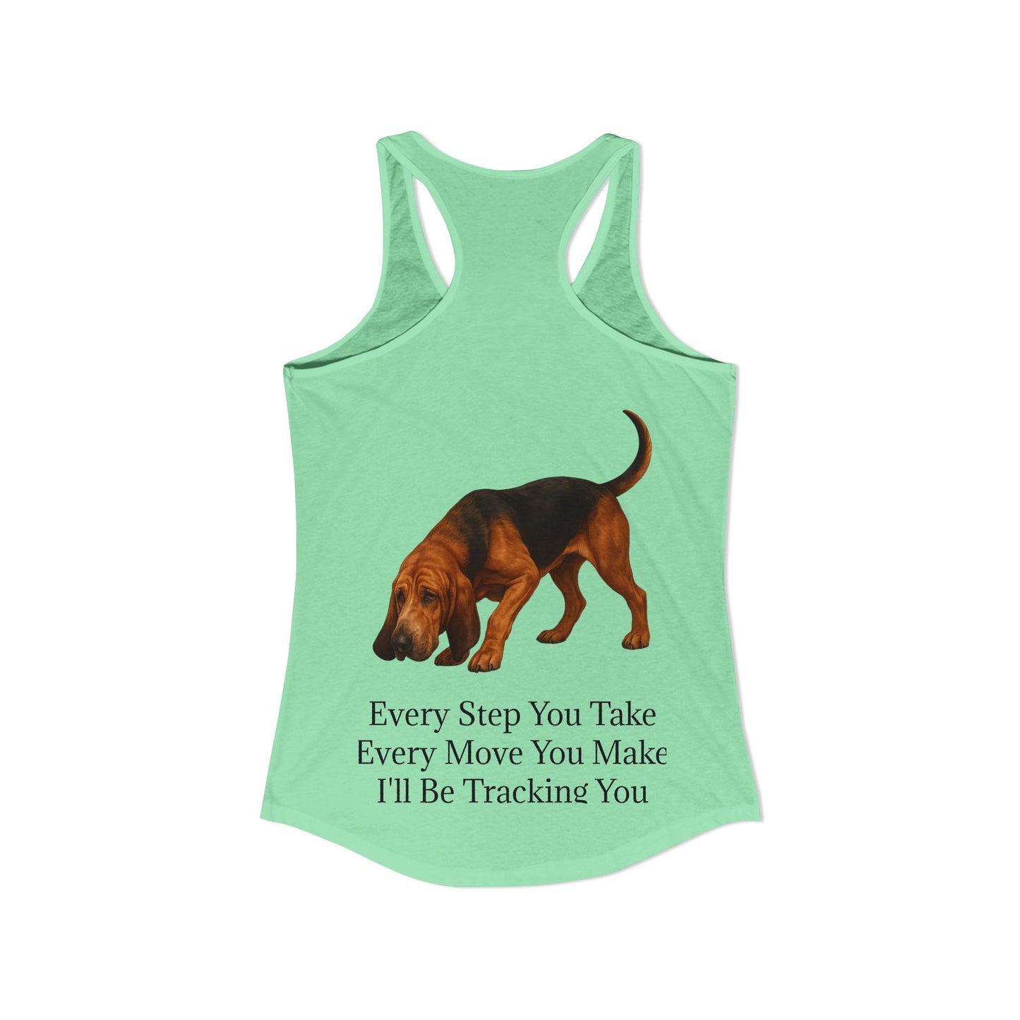 Tracking You Women's Racerback Tank