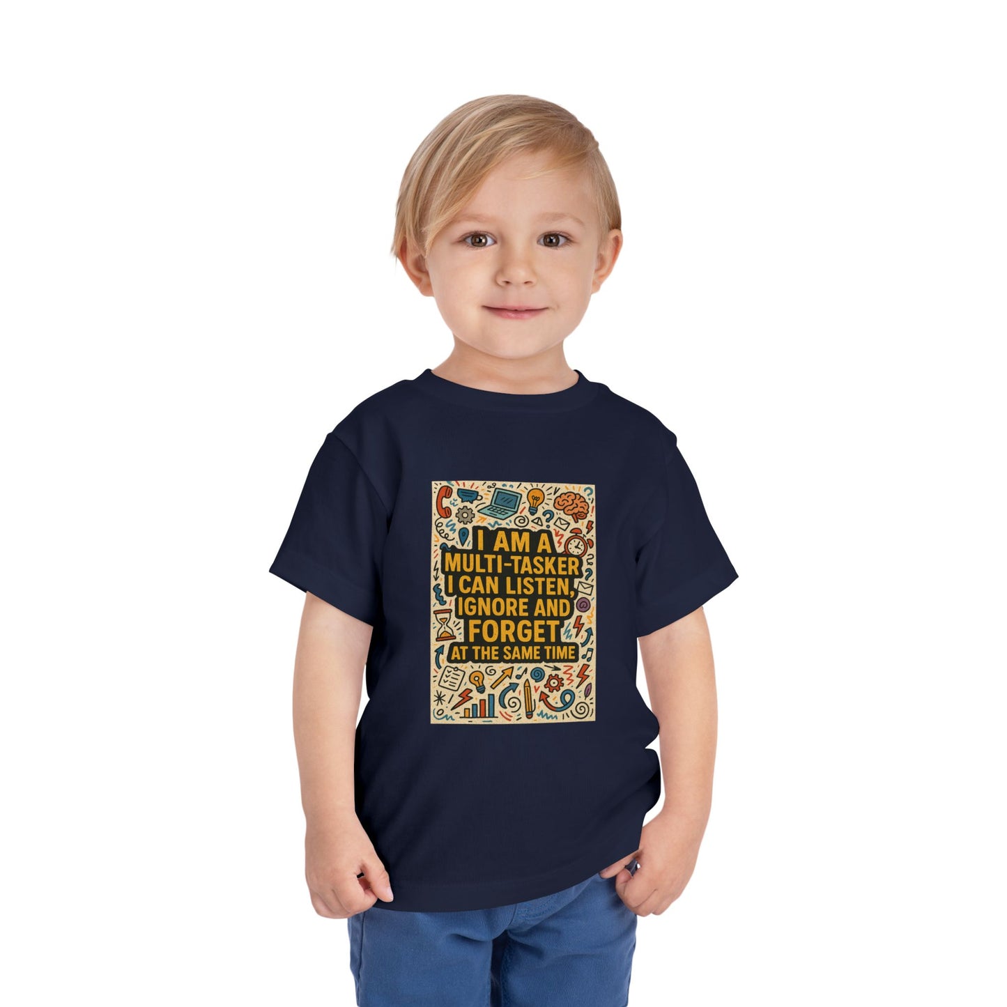 Multi-Tasker Toddler Unisex Short Sleeve Crewneck Tee