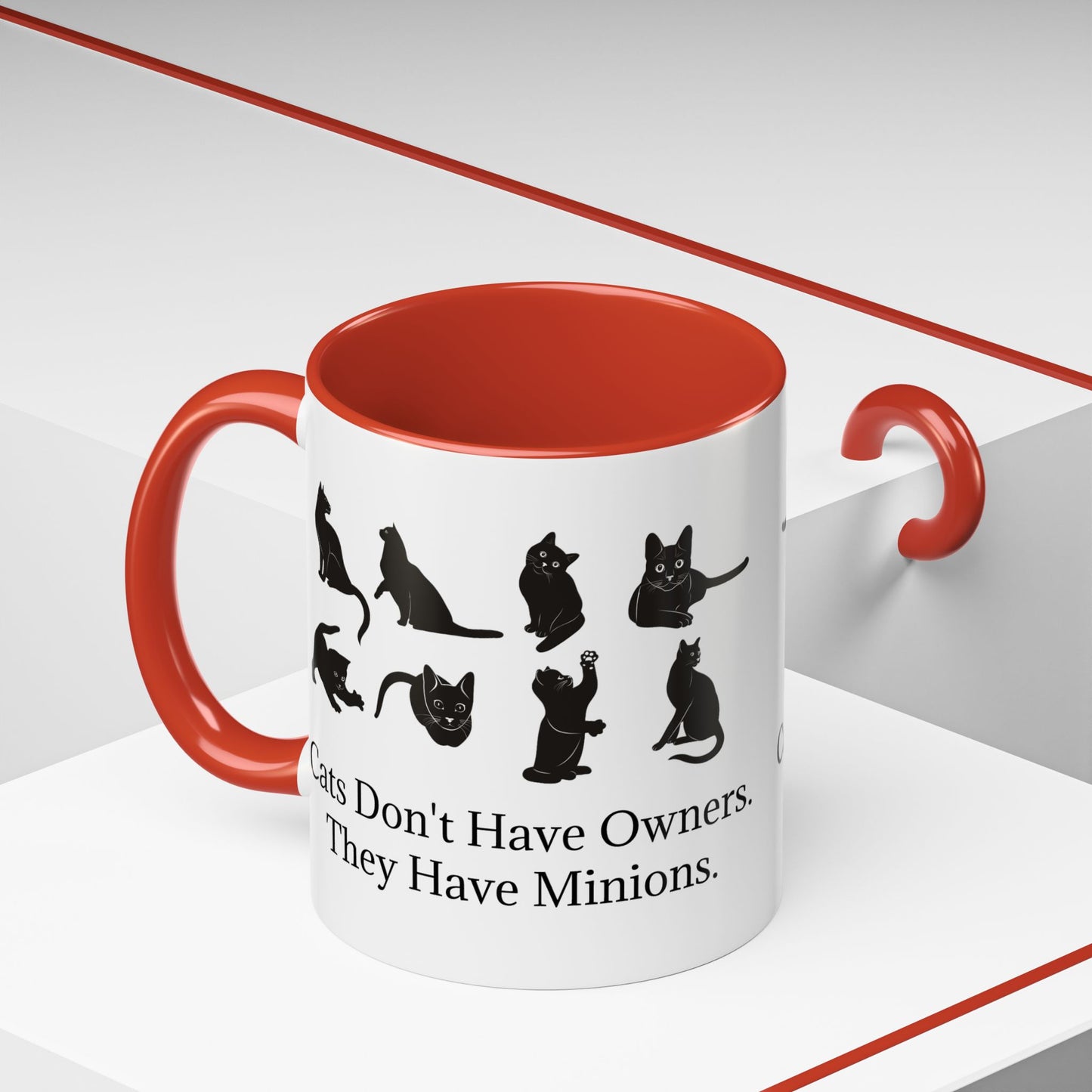 Cat Minions 2-Tone Coffee Mug