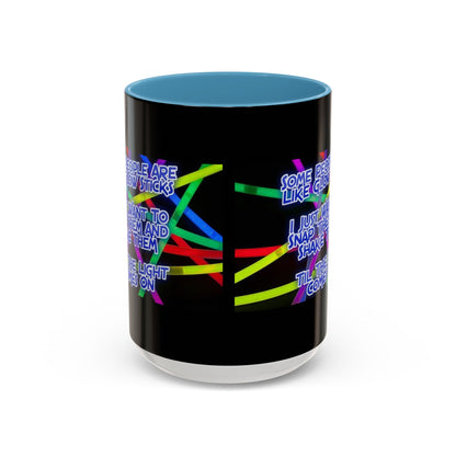 Glow Sticks 2-Tone Coffee Mug