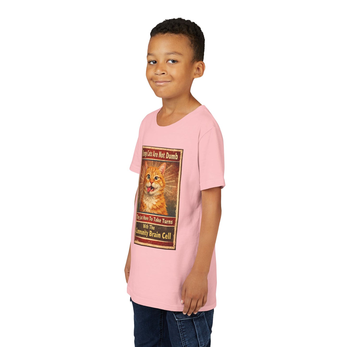 Community Brain Cell Youth Unisex Short Sleeve Crewneck Tee