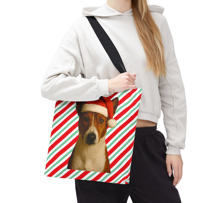 Santa Paws Basenji Tote Bag