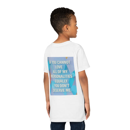 All Of My Personalities Youth Unisex Short Sleeve Crewneck Tee
