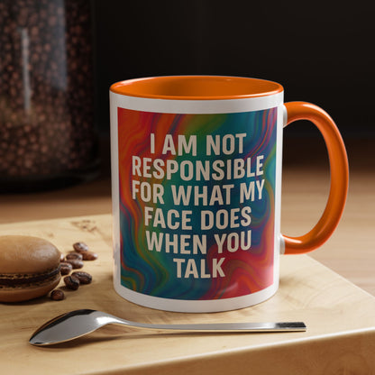 When You Talk 2-Tone Coffee Mug