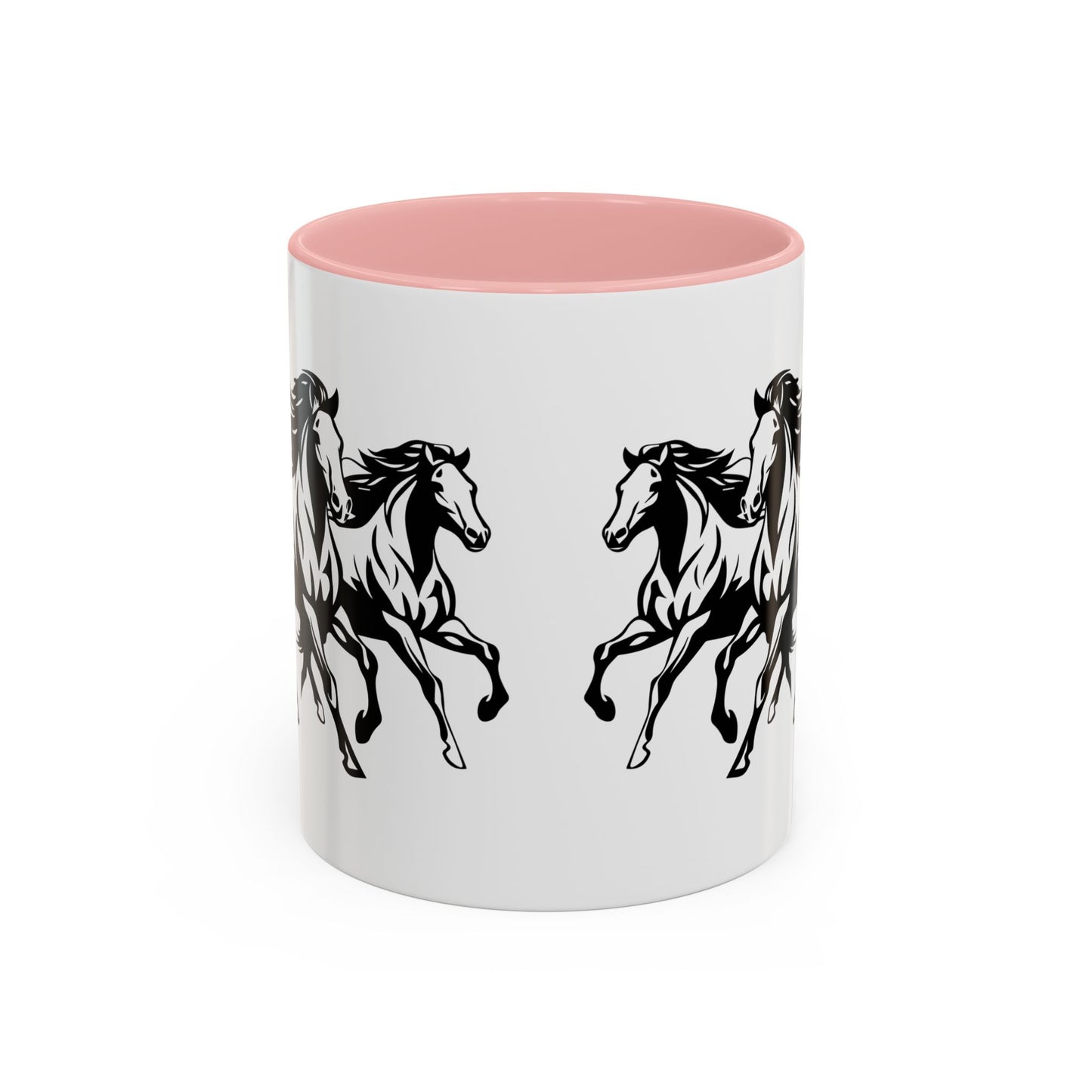 Horsin' Around 2-Tone Coffee Mug