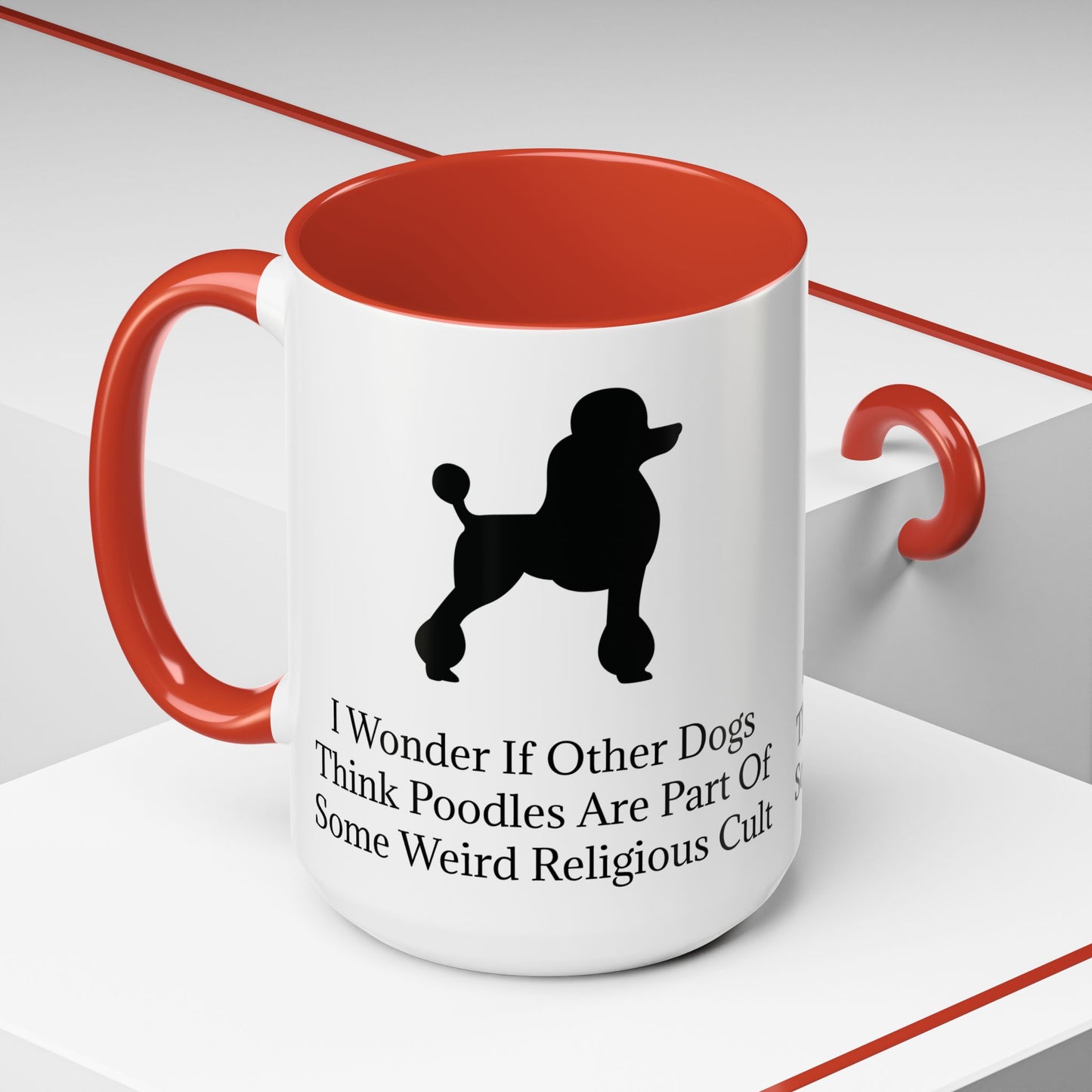 I Wonder 2-Tone Coffee Mug