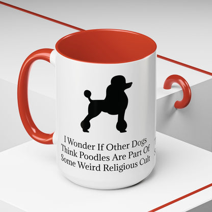 I Wonder 2-Tone Coffee Mug