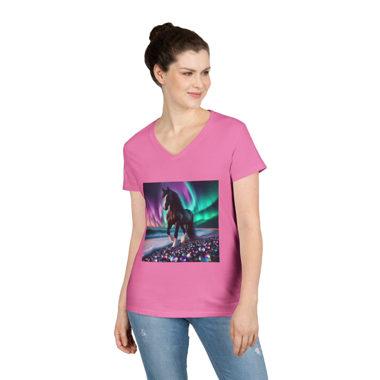Midnight Magic Women's V-Neck T-Shirt